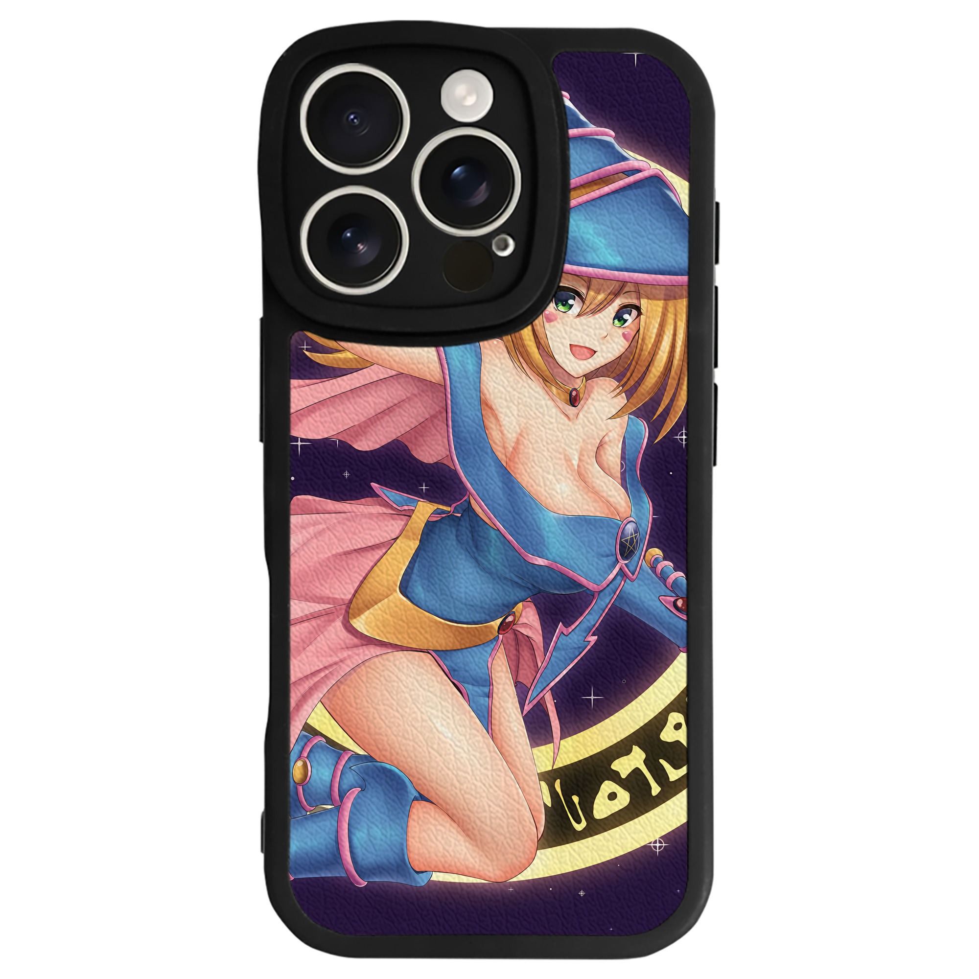 （画像用） 遊☆戯☆王 Yu-Gi-Oh! 【iPhone 16シリーズ対応】シリコンスマホケース（レザー調） 材質：シリコン